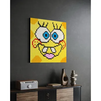 Obraz Mozaikový obraz Stavebnice Spongebob