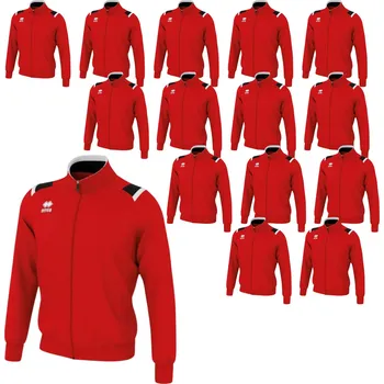 ERREA´ ERREA LOU dětský set 15 ks tréninkových bund – výprodej BARVA: červená - černá - bílá, Velikost: S Set 15 ks – možnost kombinace velikostí