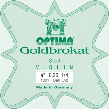 Struna pro kytaru a smyčcový nástroj Optima Struny pro housle GoldbrokatE 0,26 K medium 30938