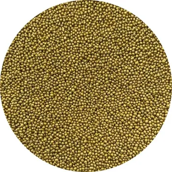 Jedlá dekorace na dort Cukrový máček zlatý (90 g)