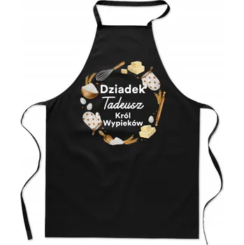 Kuchyňská zástěra Personalizovaná kuchyňská zástěra pro dědečka Děda (jméno) Král pečení
