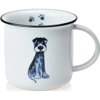 Český porcelán, Dubí Hrnek Tina porcelánový plecháček 250 ml - pes Štěkson