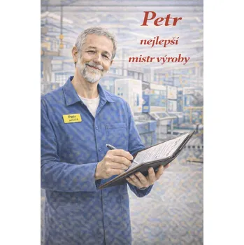 Plechová cedule Cedule - Mistr výroby - Plast / A5 ( 20x15cm) / 2. Malba olejem