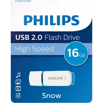 USB flash disk USB flash disk Philips FM16FD70B 16 GB USB 2.0 bílý