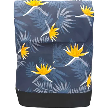 Městský batoh Černo-modro-žlutý dámský městský batoh se vzorem Brena