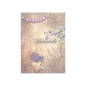 Umělecký papír Rýžový papír na decoupage ITD - Lawenda - R0873