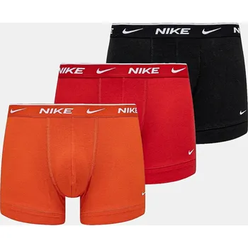 Boxerky Boxerky Nike 3-pack 0000KE1008. červená 33X, vel. S