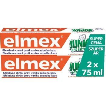 zubní pasta Elmex Junior duopack zubní pasta 2 x 75 ml