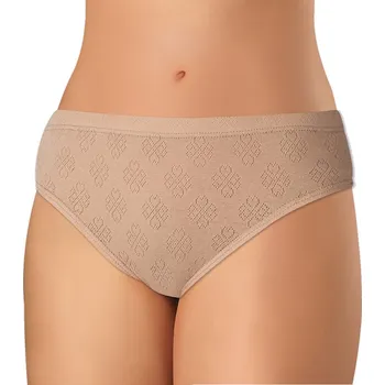 Kalhotky Andrie PS 1010 tělové dámské kalhotky 100% bavlna Barva: tělová, Velikost: 3XL
