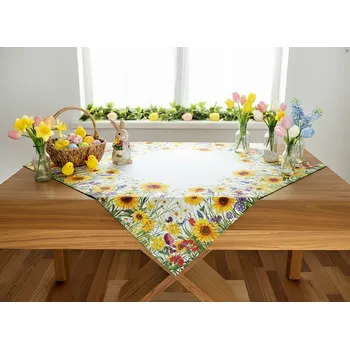 ubrus Vzorovaný ubrus na stůl JARNÍ LOUKA I. 85x85 cm Mybesthome