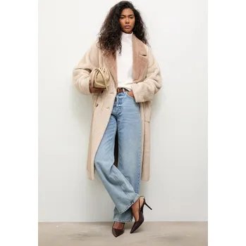 Dámský kabát Kabát Answear.LAB WA25-KPD018 béžová 08X, vel. L