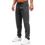 Denley pánské tepláky šedé velikost M