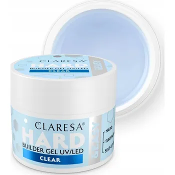 Lak na nehty Claresa HARD&EASY Stavební gel na nehty bezbarvý Clear 45g tvrdý