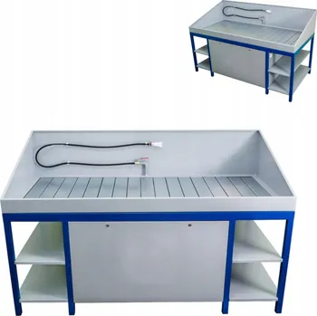 Dílenský stůl Mycí stůl do dílny, pracovní stůl na mytí dílů