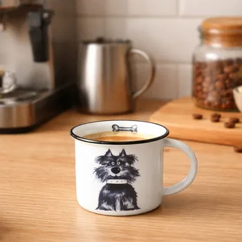 Český porcelán, Dubí Hrnek Tina porcelánový plecháček 100ml na espresso - Bafík
