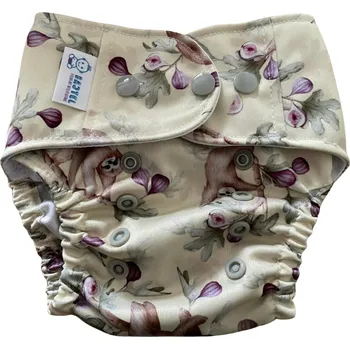 látková plena Bajtel Svrchní kalhotky MiniOS (MOS) Lenochod na žluté