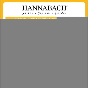 Struna pro kytaru a smyčcový nástroj Hannabach Struny pro Klasickou kytaru Serie 800 Super Low Tension Postříbřené3-tá Diskant 8008SLT 196283