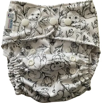 látková plena Bajtel Svrchní kalhotky jednovelikostní (OS) Sketchy bear