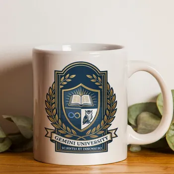 Hrnek Gemini University - Žlutá