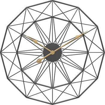 Hodiny Designové nástěnné hodiny Orient Black 50cm