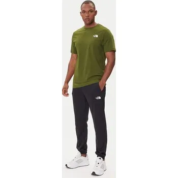 Pánské tričko The North Face T-Shirt Redbox NF0A87NP Zelená Regular Fit XXL