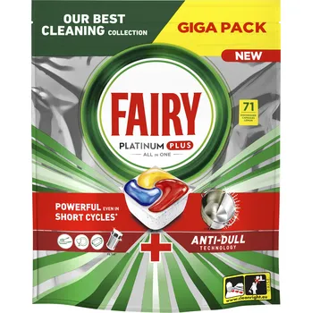 Přípravek do myčky Fairy Platinum Plus All In One Tablety do myčky Citron 71 ks