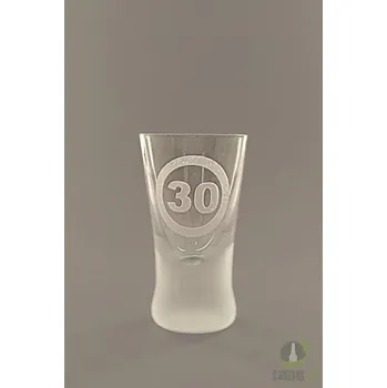 Pískovaný panák - 30 let