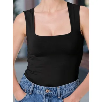 Body Sinsay - Body na ramínka - černá - 639EU-99X - 639EU-99X-XXS