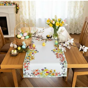 ubrus Vzorovaný ubrus - běhoun na stůl JARNÍ LOUKA I. 40x85 cm Mybesthome