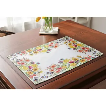 ubrus Dekorační ozdobný ubrousek JARNÍ LOUKA I. 32x45 cm Mybesthome