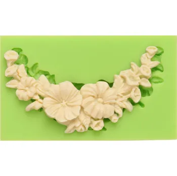 Silikonová formička květinová girlanda