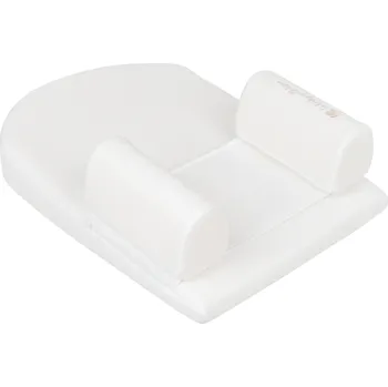 KikkaBoo Polohovací podložka z paměťové pěny klínová Airknit Barva: White