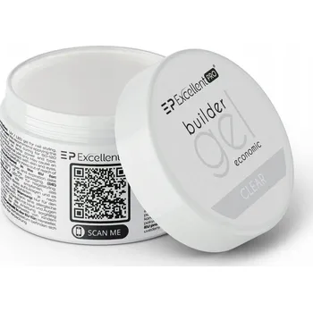 Přípravek na nehty EXCELLENT PRO BUILDER GEL ECONOMIC STAVEBNÍ GEL CLEAR 15 g