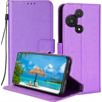 Pouzdro na mobilní telefon Flipové pouzdro MBM pro TCL 60 SE NXTPAPER fialové