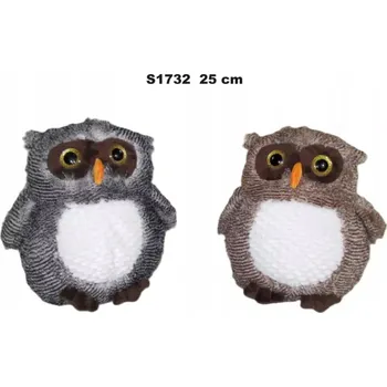 plyšák Sova 25cm MIX /Neděle-Den