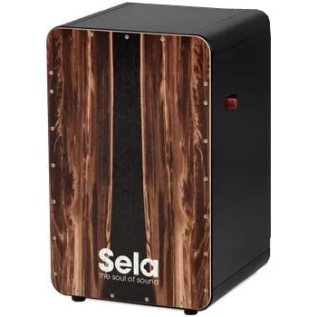 Sela SE 107 CaSela Pro Black/Dark Nut Dřevěný cajon (Jako nové)