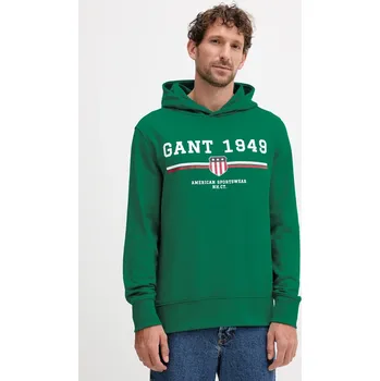 Pánská mikina Mikina Gant 2067042 zelená 77X, vel. L