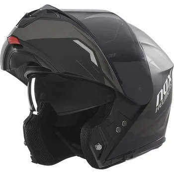 Helma na motorku NOX přilba N968 Ultra 2025 černá matná,titanová, vel. L