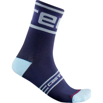 Pánské ponožky Ponožky Castelli Prologo 15 savile blue "XXL" AD Velikost: XXL
