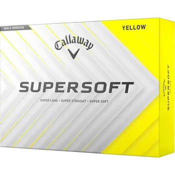 Golfový míček Callaway Callaway Supersoft NEW Golfové míčky YELLOW