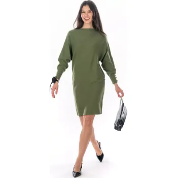 Dámské šaty Dámské šaty DENISA 42/44 Tmavá khaki