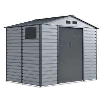 Zahradní domek Hardmaister Zahradní domek na nářadí MONTREAL 277x195cm Light Grey