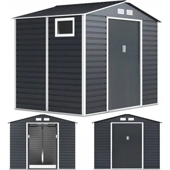 Zahradní domek Hardmaister Zahradní domek na nářadí MONTREAL 277x195cm Cold Grey