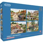 GIBSONS Puzzle Terry's Waterways 4x500 dílků
