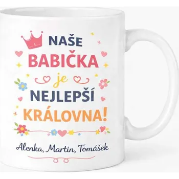 Hrnek pro babičku 5 - oranžový