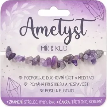 Náramek Nekupto Náramek s polodrahokamy Ametyst