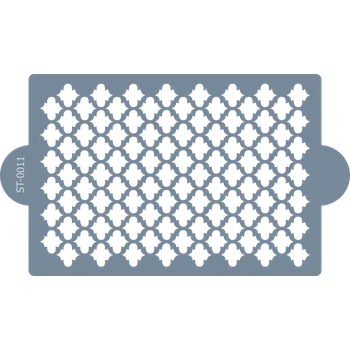 Cukrářská šablona (Stencil) Geometrická mřížka