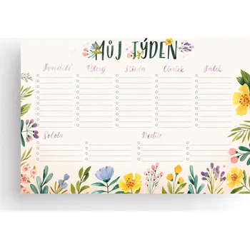 Kalendář Chaukiss Týdenní plánovač - Můj týden