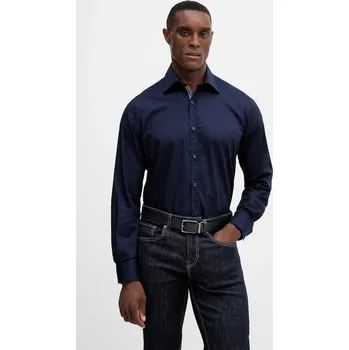 Pánská košile Bavlněná košile Paul&Shark 15313041CF námořnická modř 59X, vel. 41