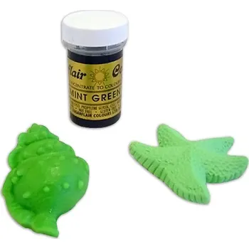 Potravinářské barvivo Gelová barva Sugarflair (25 g) Mint Green